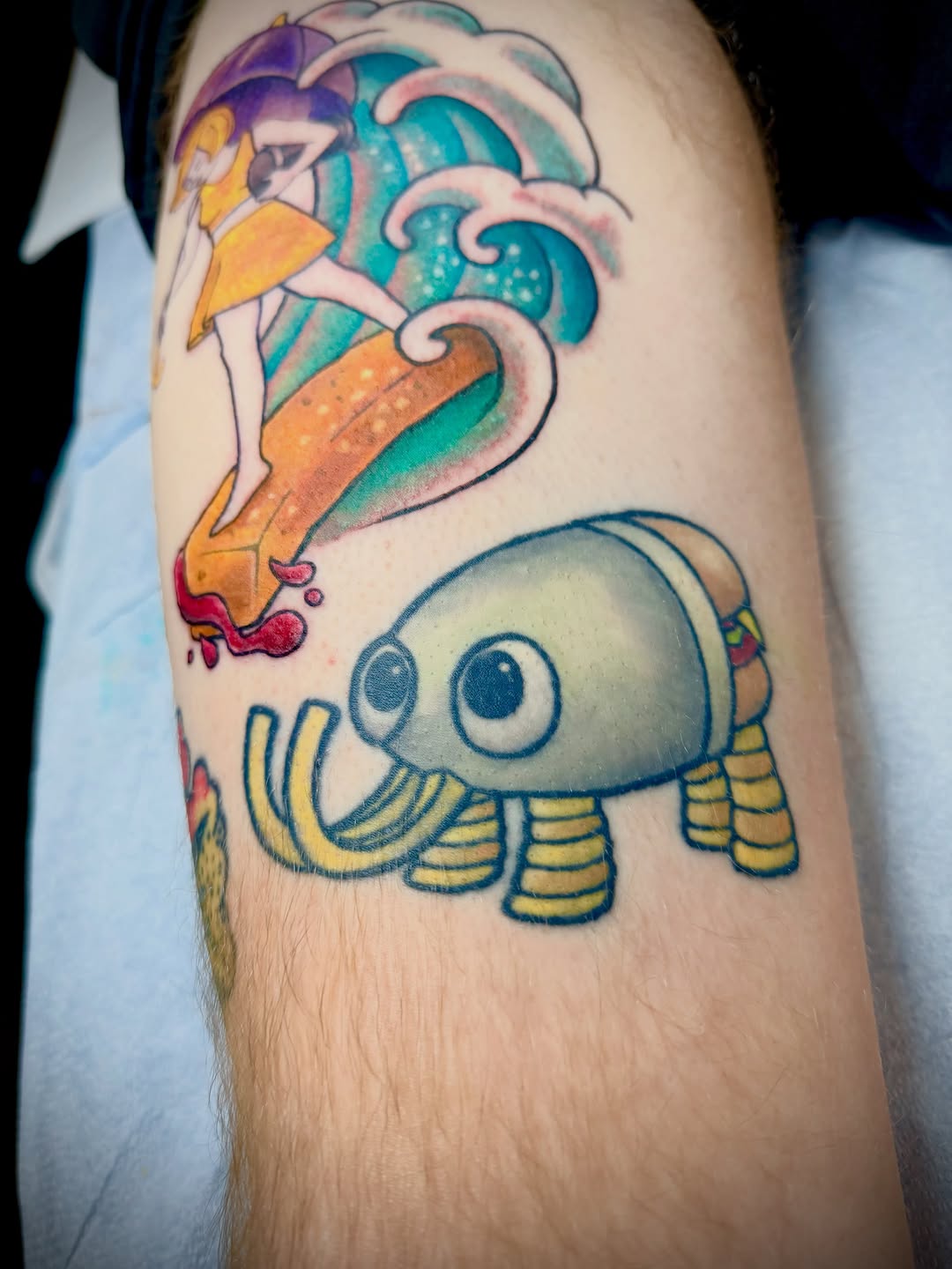 Tattoo by @krisnotch_tattoo — new_school, anime