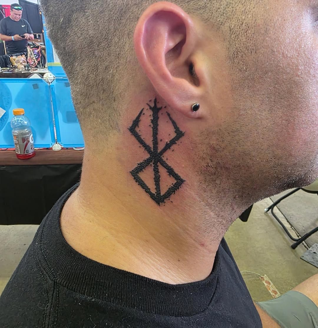 Tattoo by @noposfucktattoos — blackwork