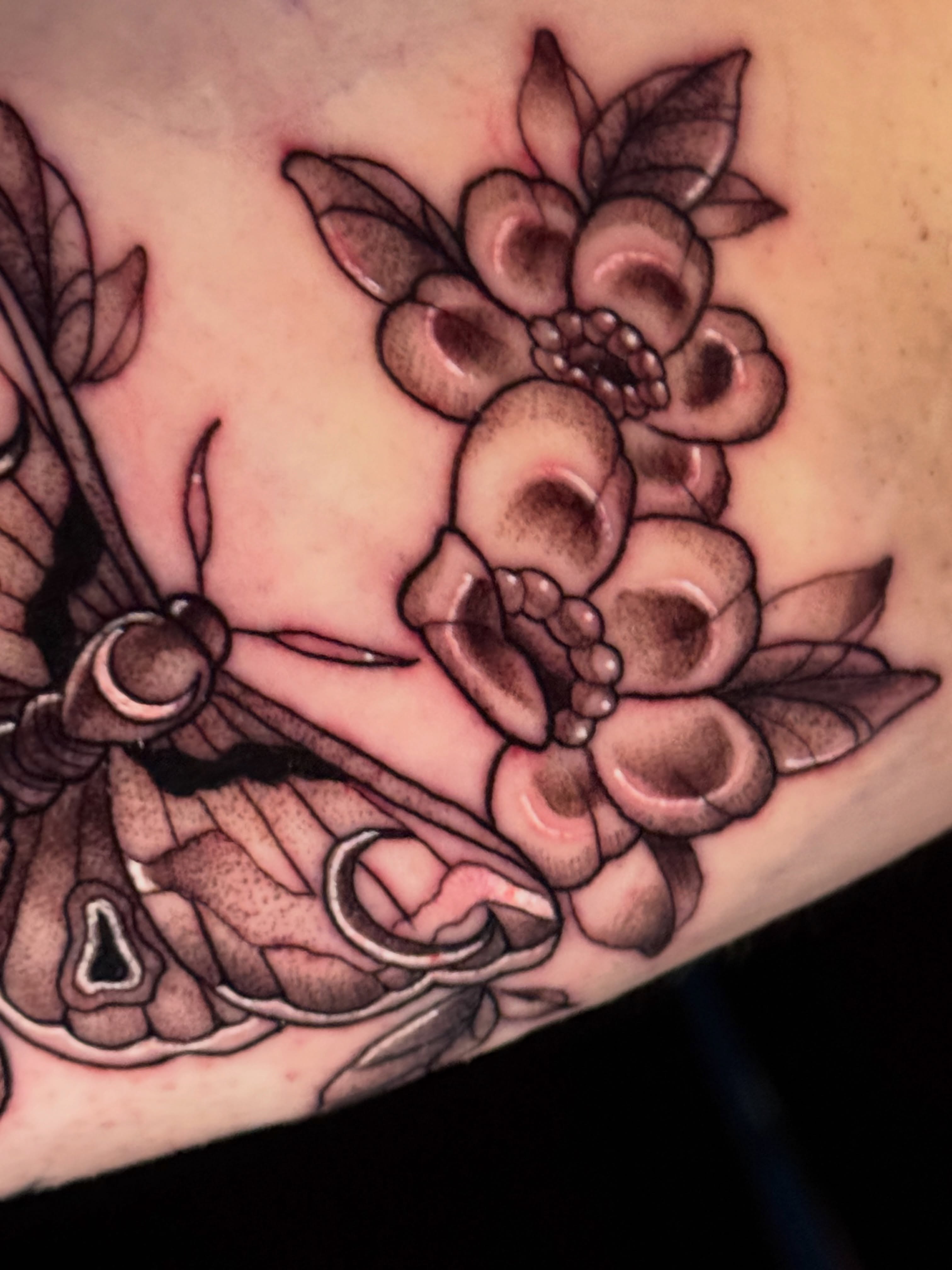 Tattoo by @tori_barkus — black_and_grey