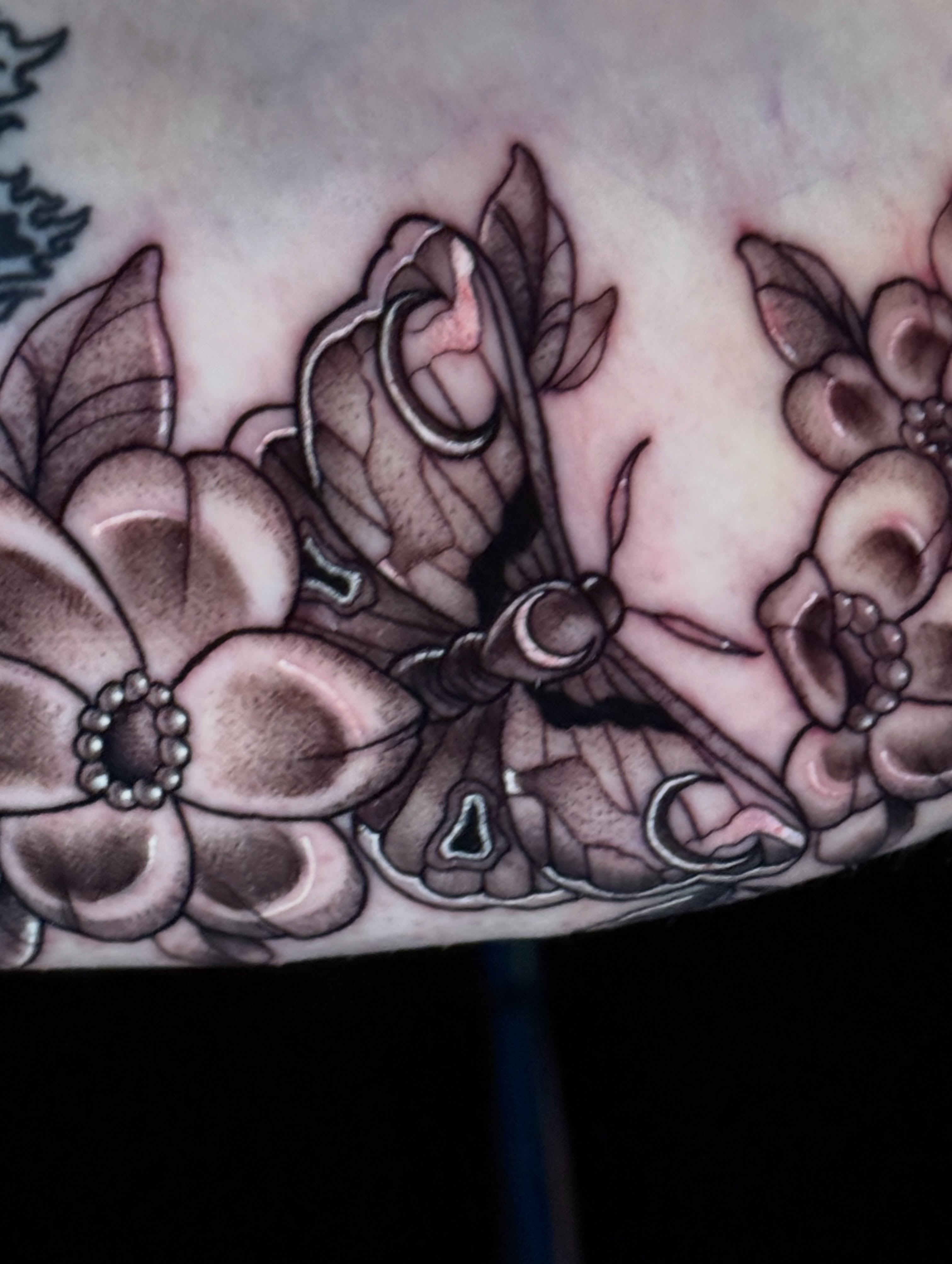 Tattoo by @tori_barkus — black_and_grey
