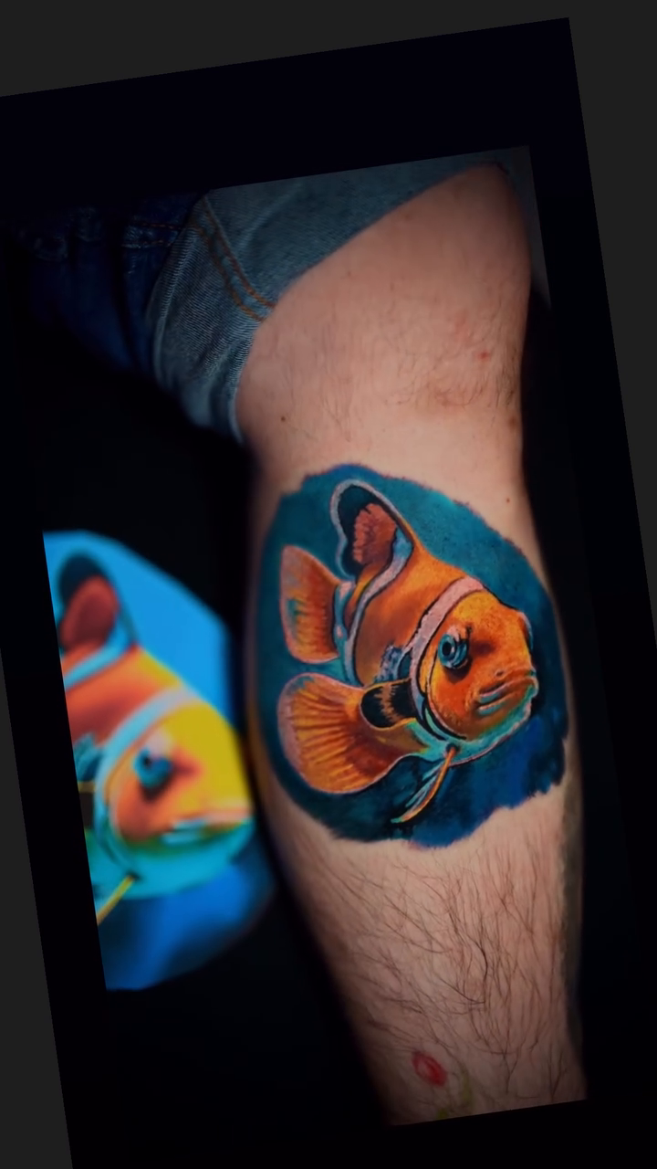 Clownfish tattoo new school tattoo on the forearm by π¨π»βπ¨Ever luis Rivero π¨π»βπ¨