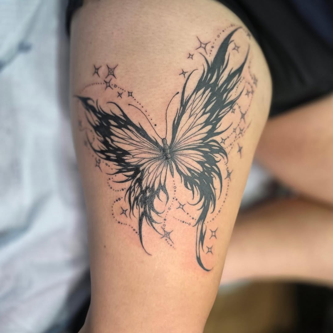 Tattoo by @noposfucktattoos — fine_line, blackwork
