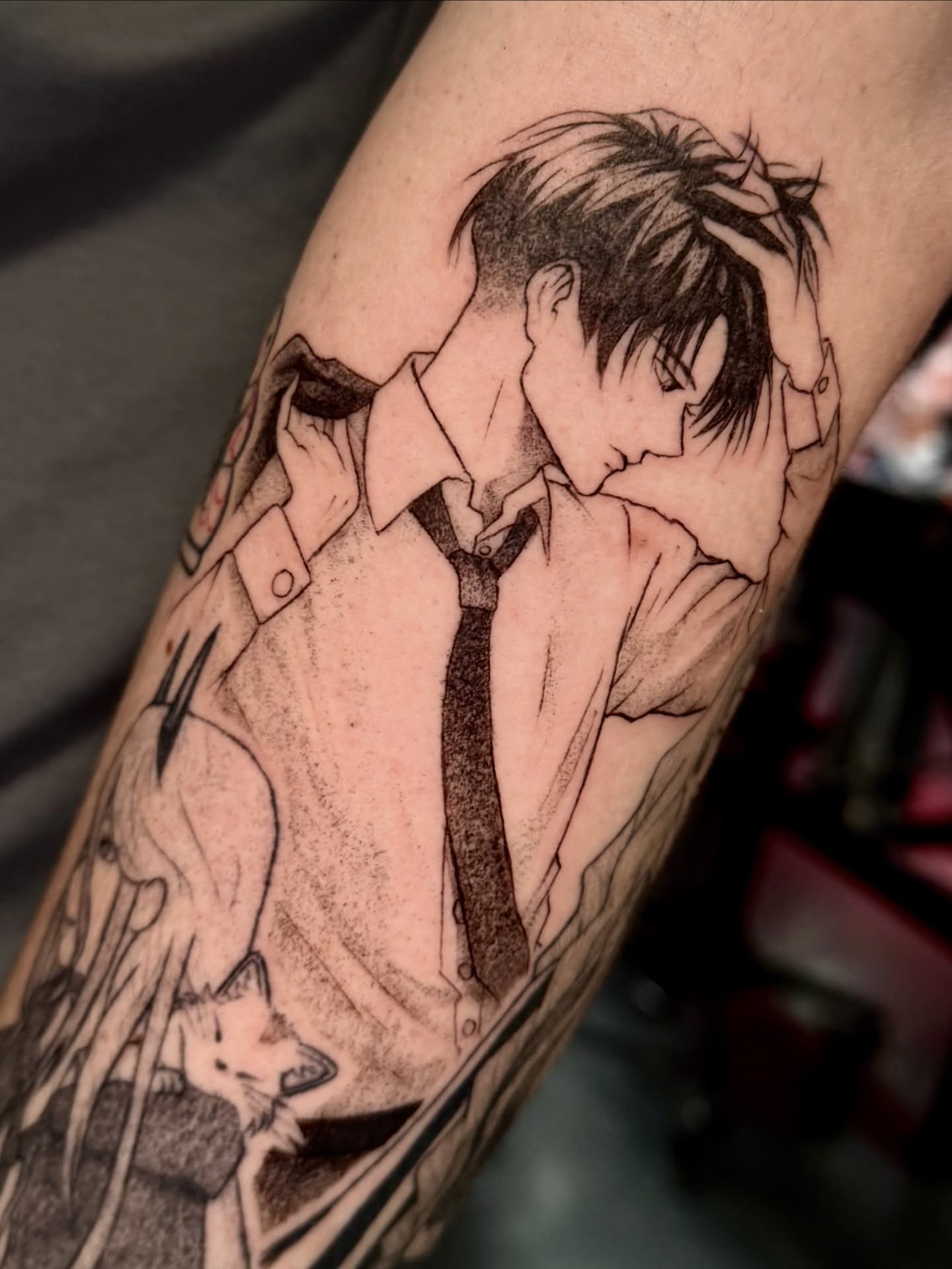 Tattoo by @keybluetattoo — black_and_grey