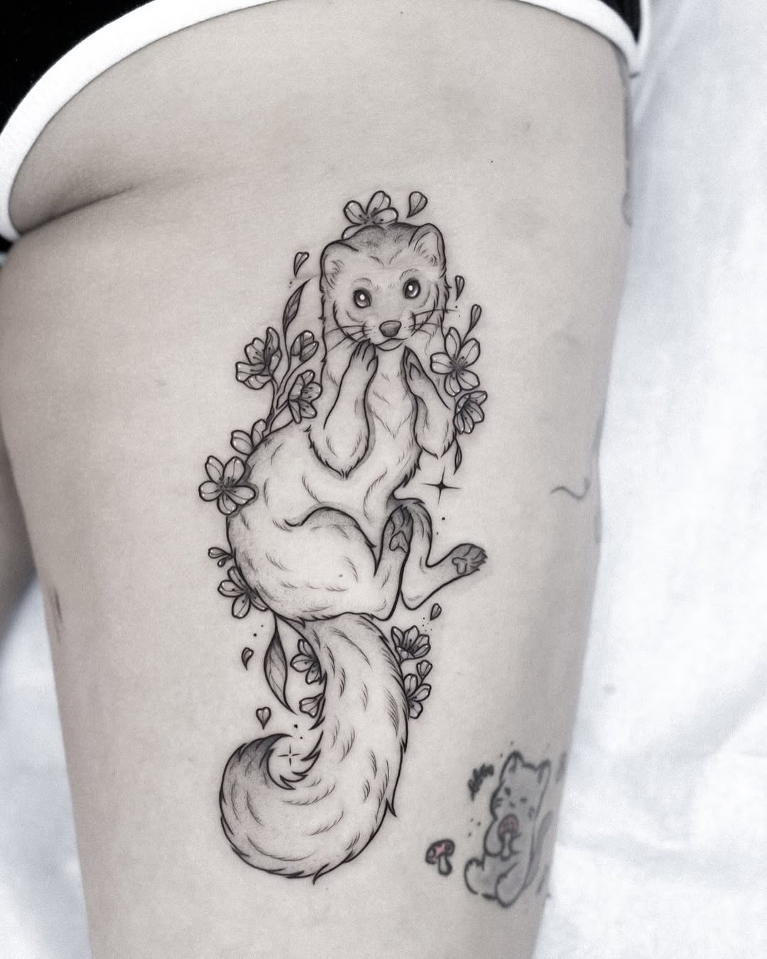 Tattoo by @whimsical_tattoos — fine_line, illustrative