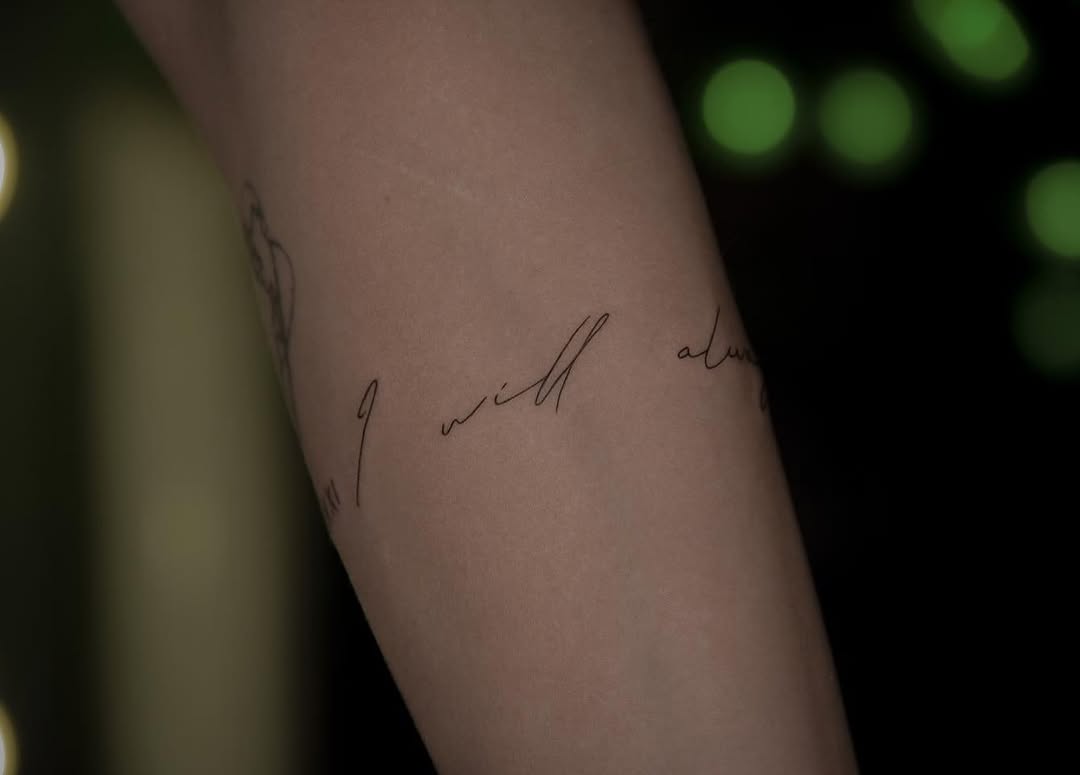 Tattoo by @_nk_fedorchenko — fine_line, lettering_script