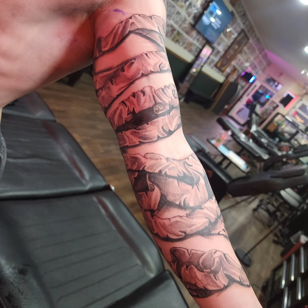 Tattoo by @j.garcia_tattooz — black_and_grey, realism