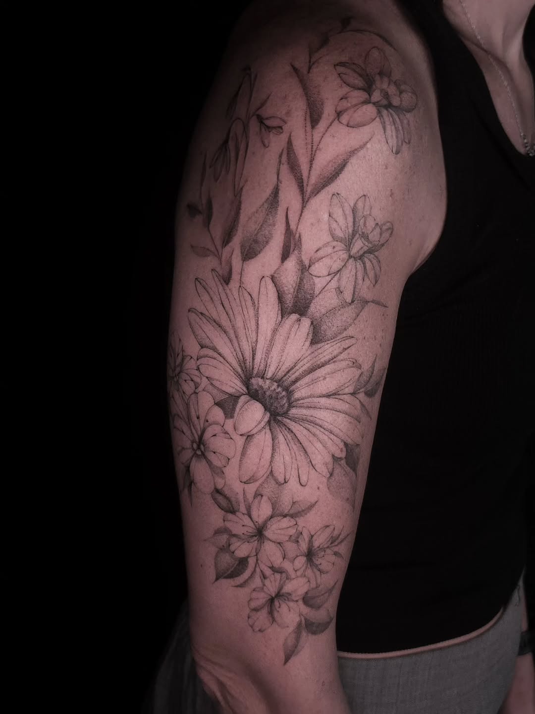 Tattoo by @ink_by_vi_tattoo — fine_line, black_and_grey