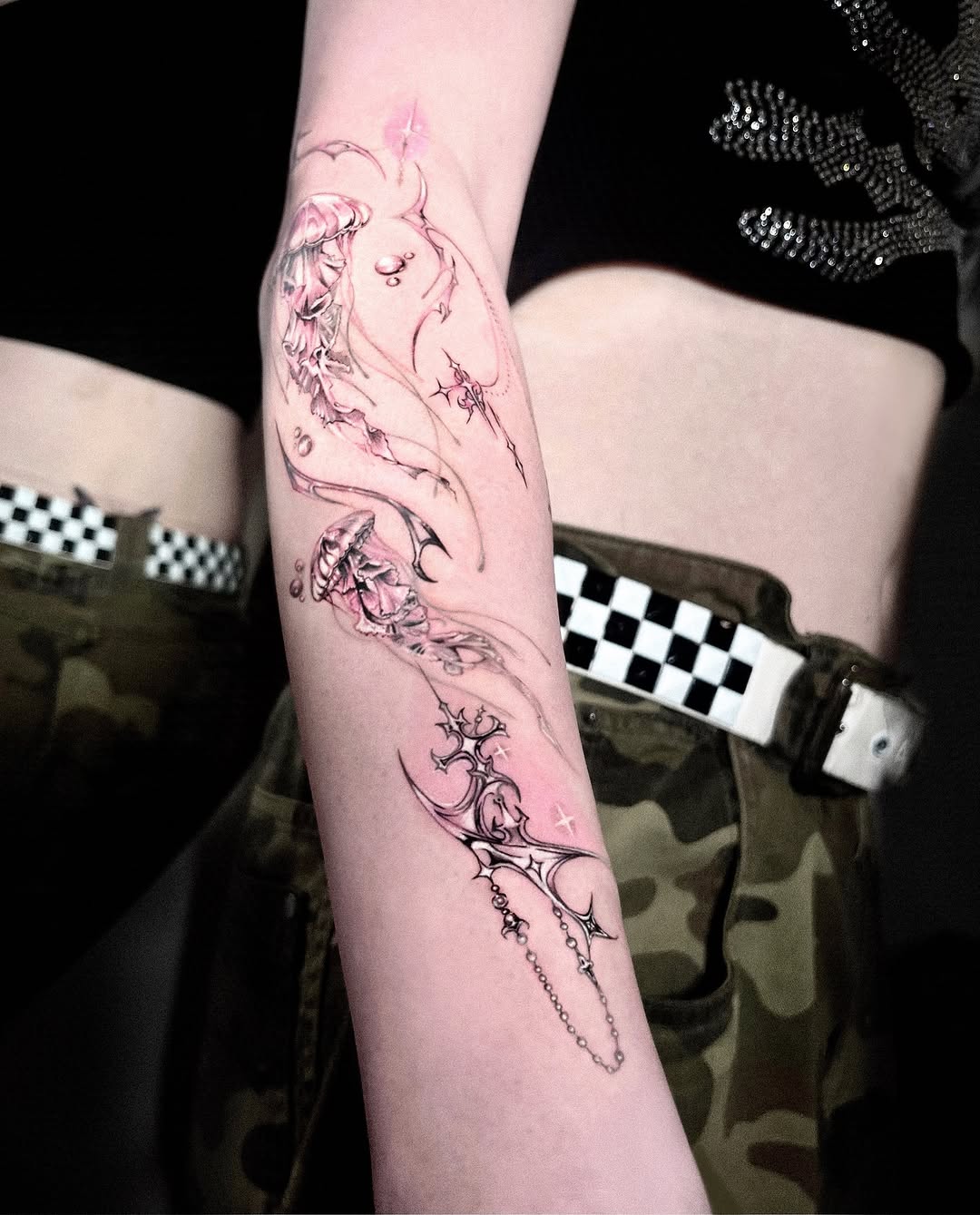 Tattoo by @yoda_ink — fine_line, ornamental
