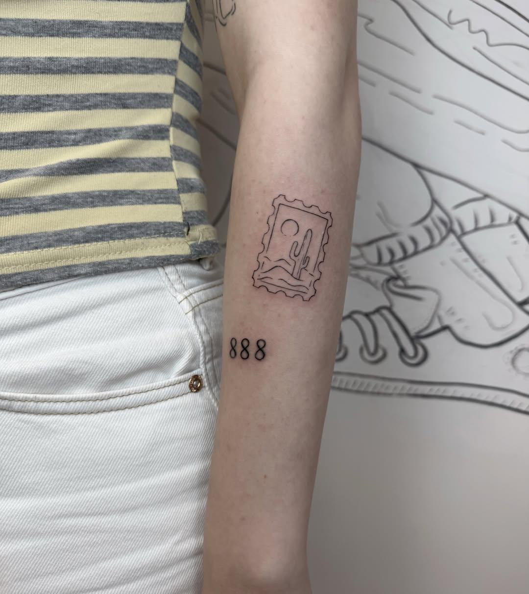 Tattoo by @turned_blue.ink — fine_line
