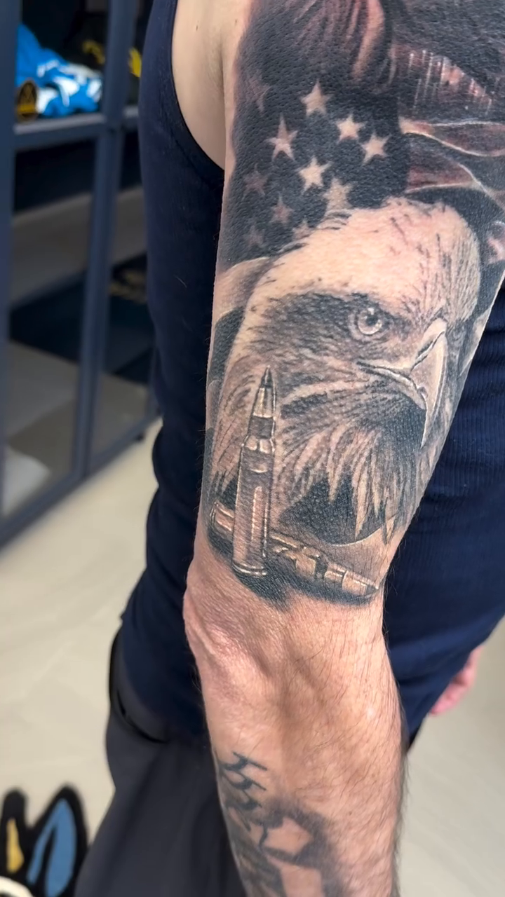 Tattoo by @stevebishov — realism, black_and_grey