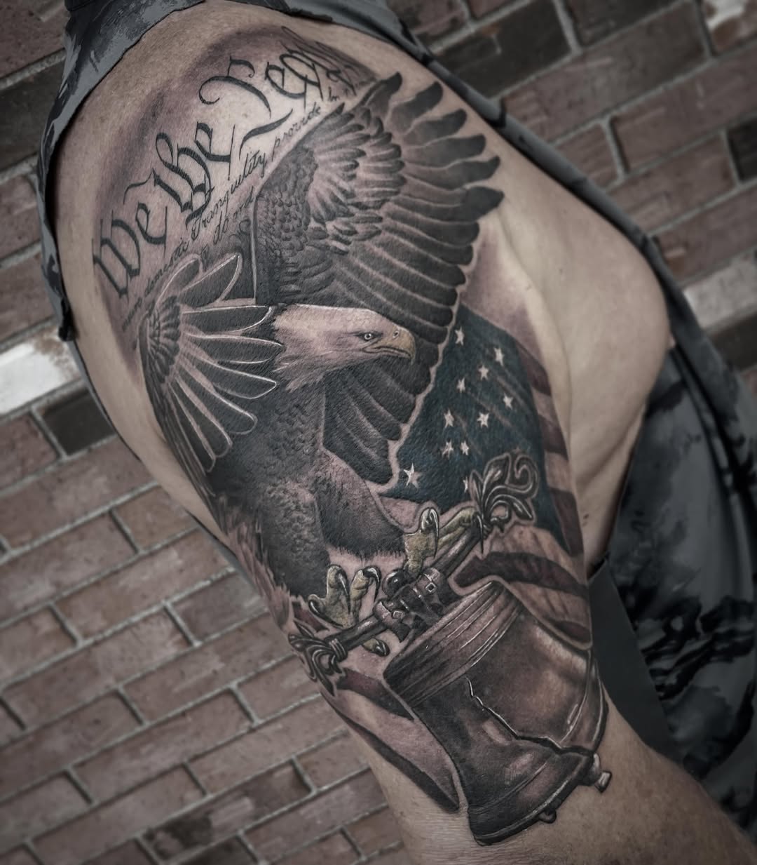 Tattoo by @hudslim — realism, black_and_grey