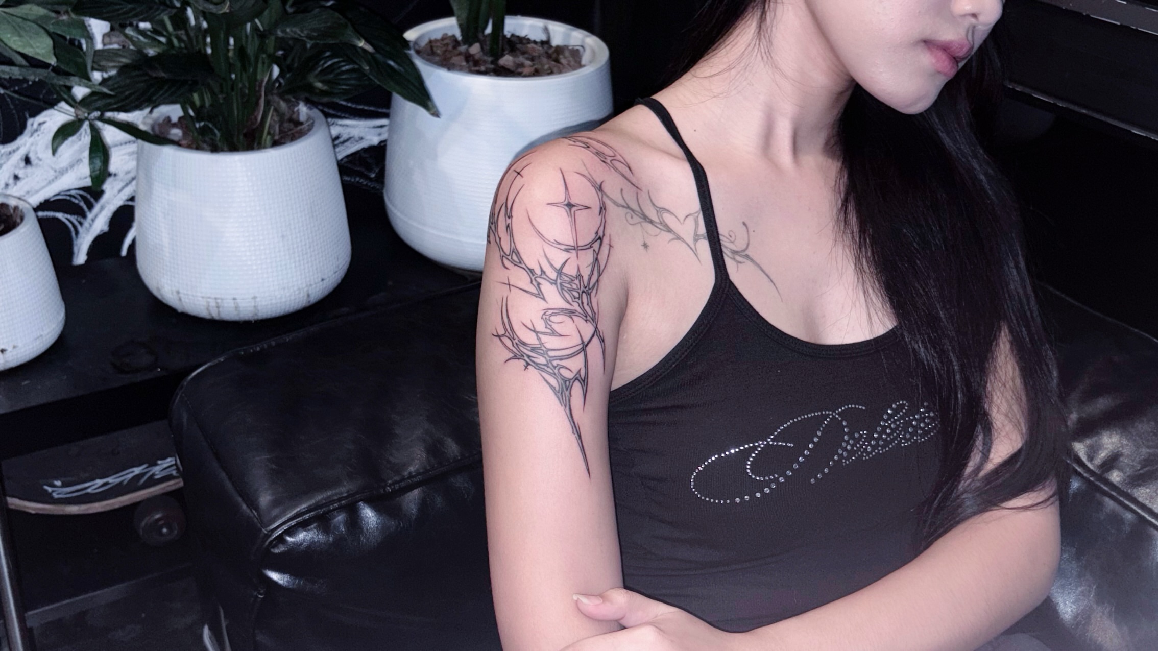 Tattoo by @deathtxpia — black_and_grey