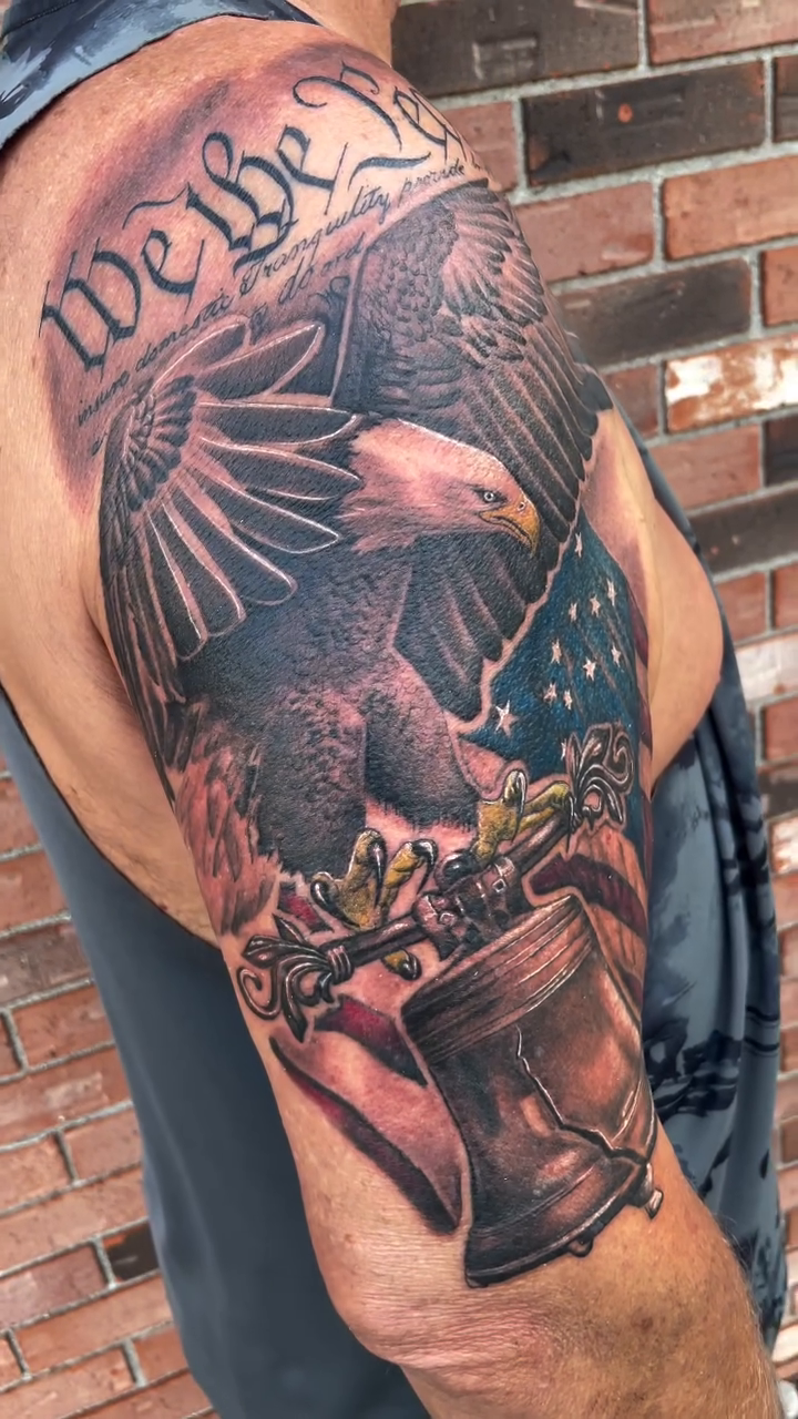 Tattoo by @hudslim — realism, black_and_grey