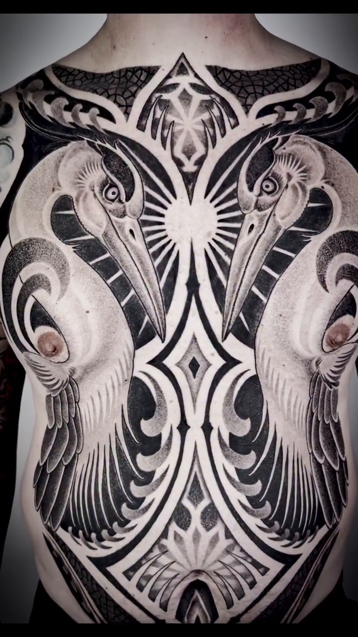 Tattoo by @ariesrhysing — black_and_grey, ornamental