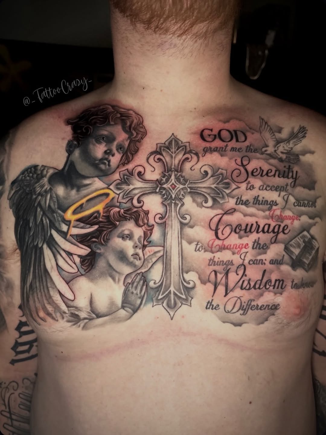 Tattoo by @_tattoocrazy_ — realism, lettering_script