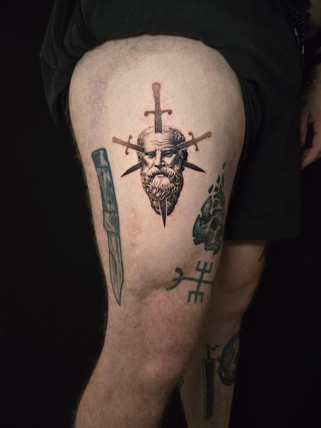 Tattoo by @pearthebeartattoo โ black_and_grey, realism