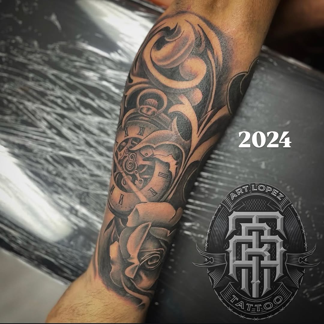 Tattoo by @artlopeztattoo — black_and_grey, realism