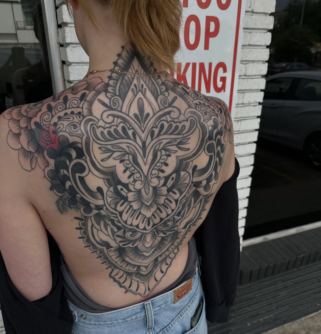 Tattoo by @tonybolony20 — ornamental, black_and_grey