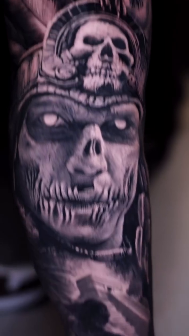 Tattoo by @the_marra_ — dark_realism, black_and_grey