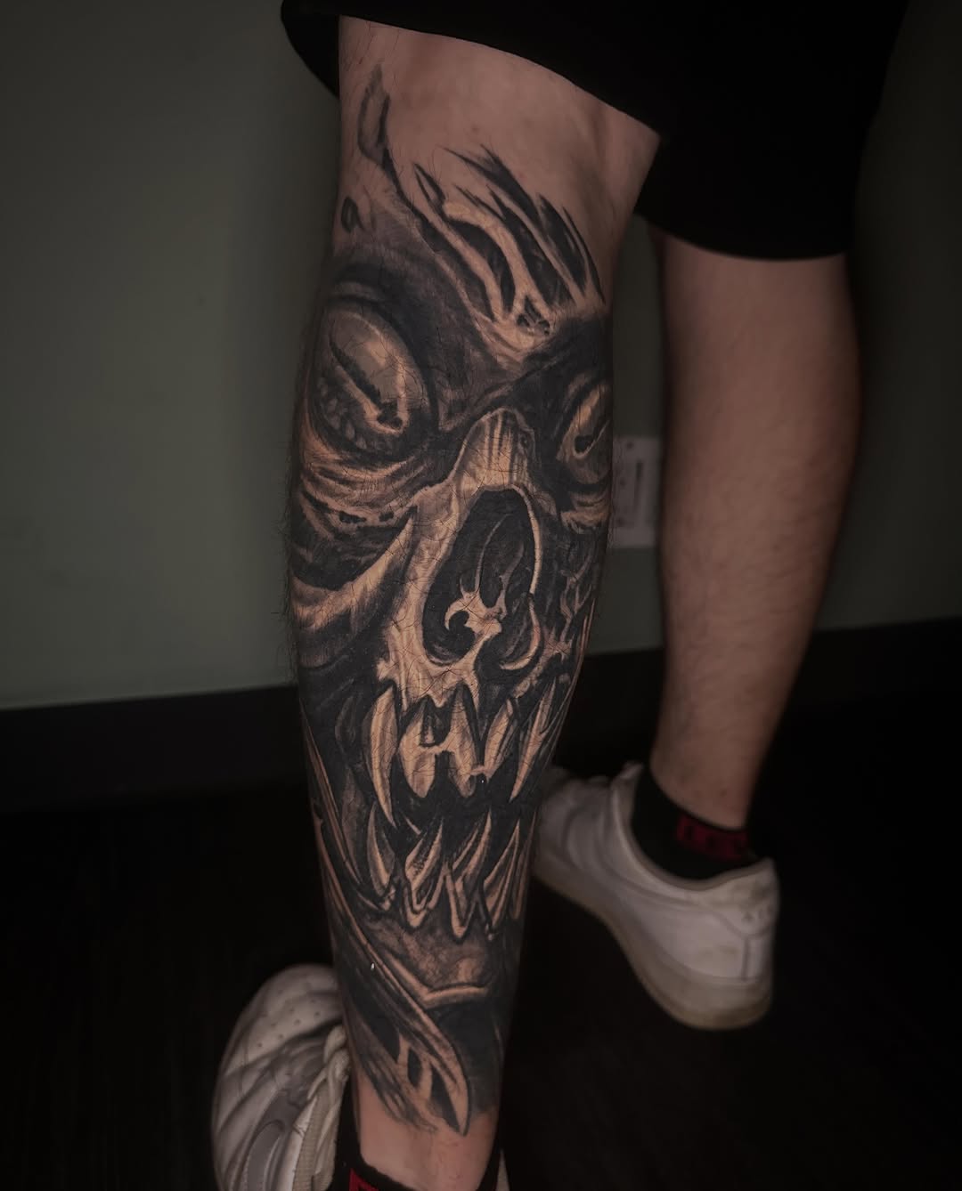 Tattoo by @javierrivera_tattoos — black_and_grey, realism