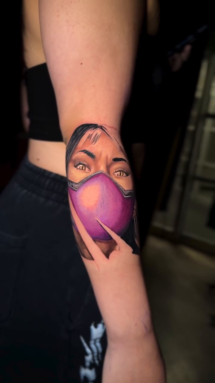 Tattoo by @official_jaytattoos — realism, anime