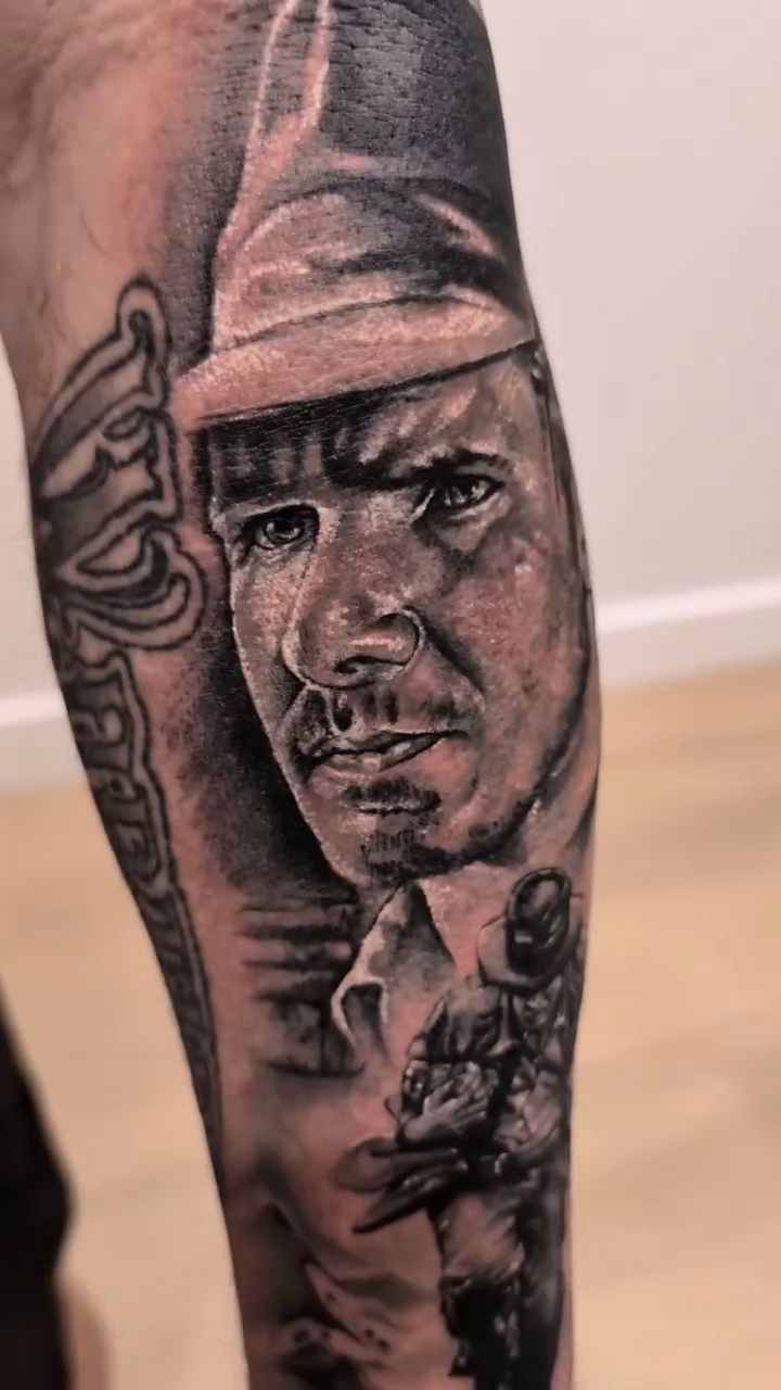 Tattoo by @saragtattoo_design β realism, black_and_grey