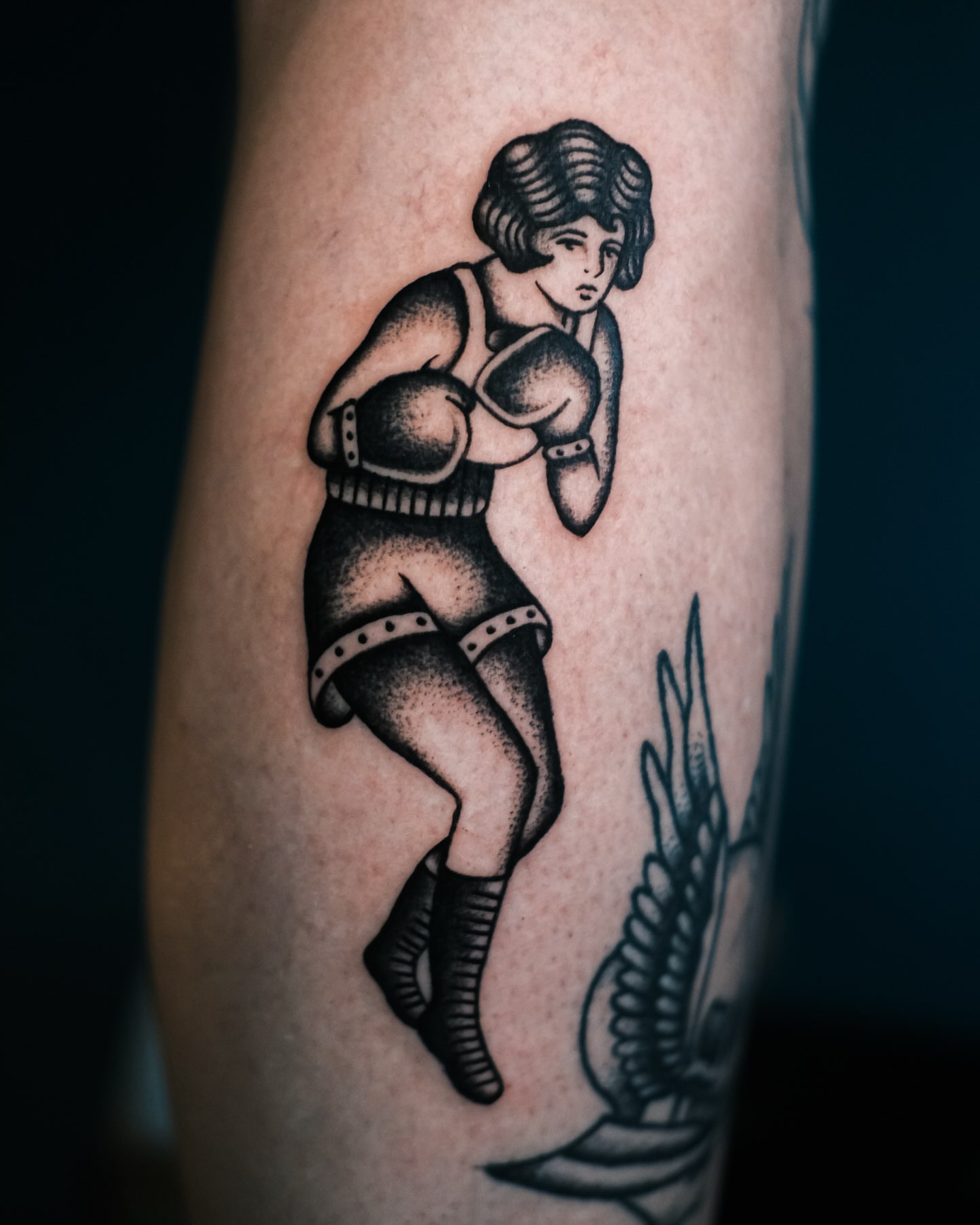 Tattoo by @hontraditional — dotwork