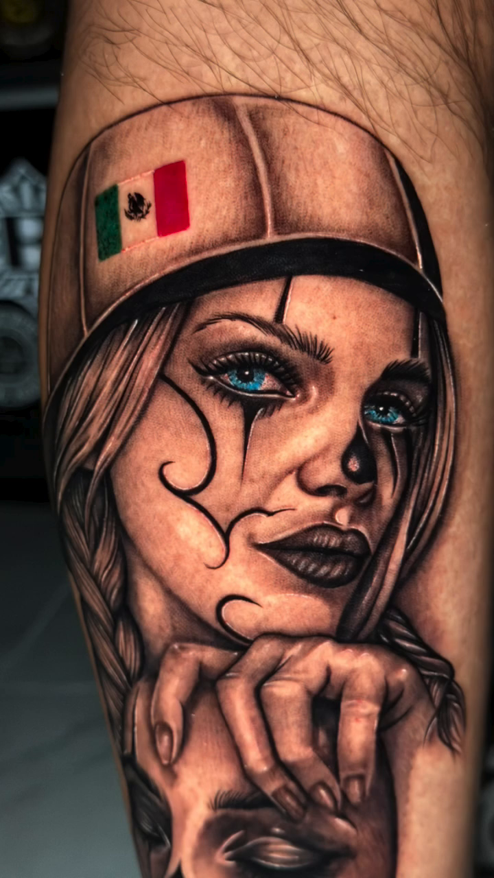 Tattoo by @dannyhtx_tattoos — chicano, realism