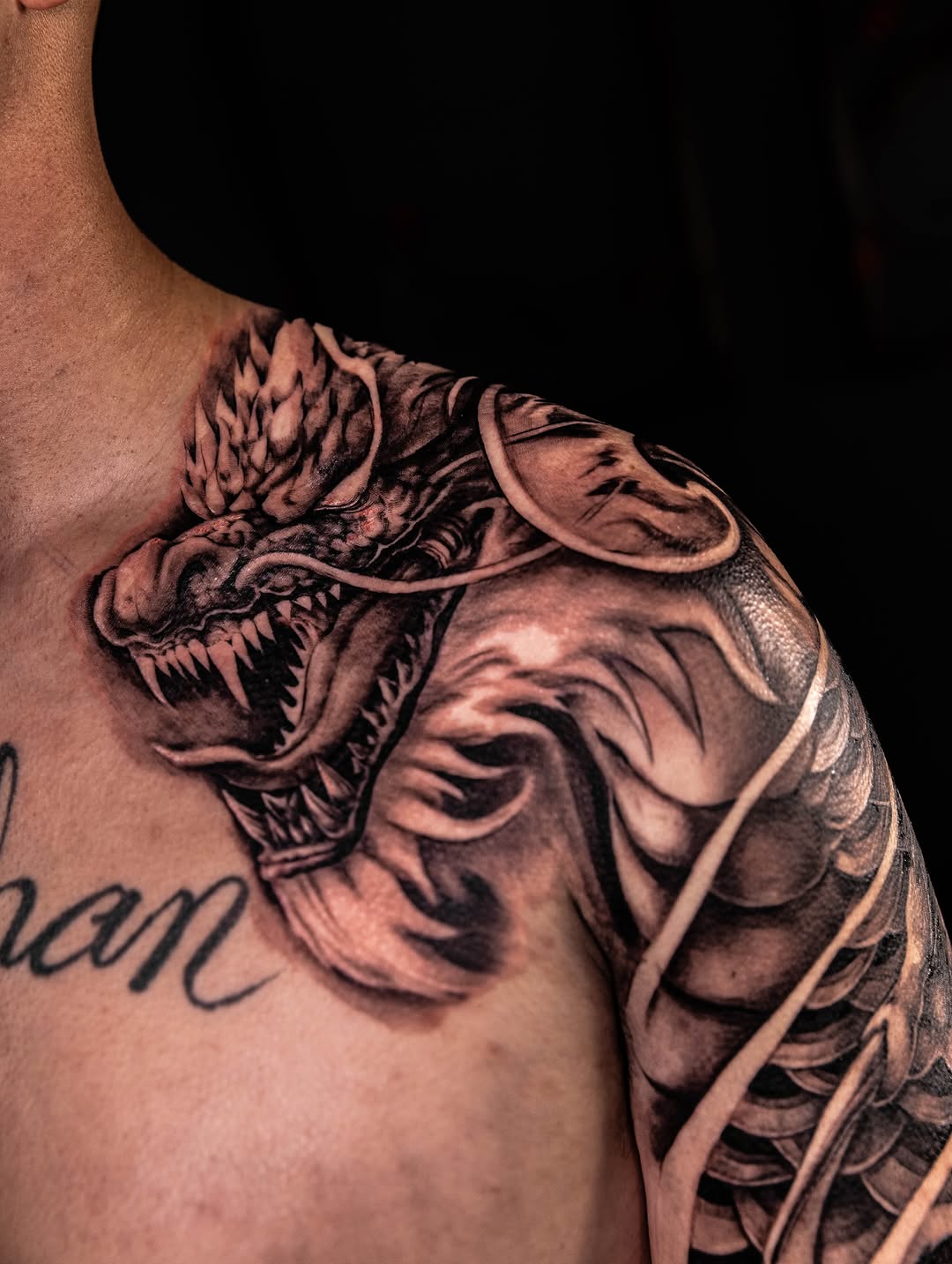 Tattoo by @1kc_laurenbeee — japanese_irezumi, black_and_grey