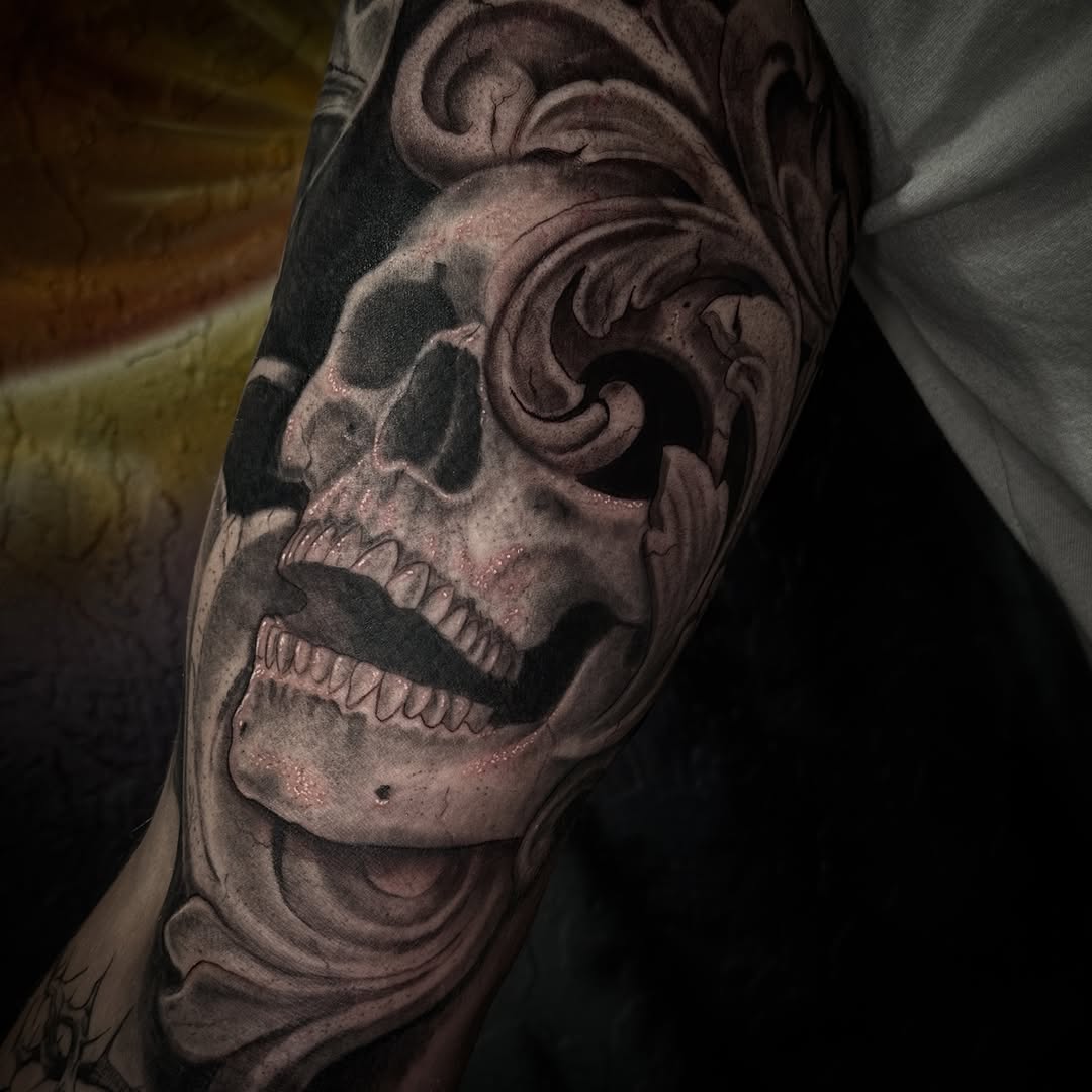Tattoo by @maybebaby_tattoo — black_and_grey, realism
