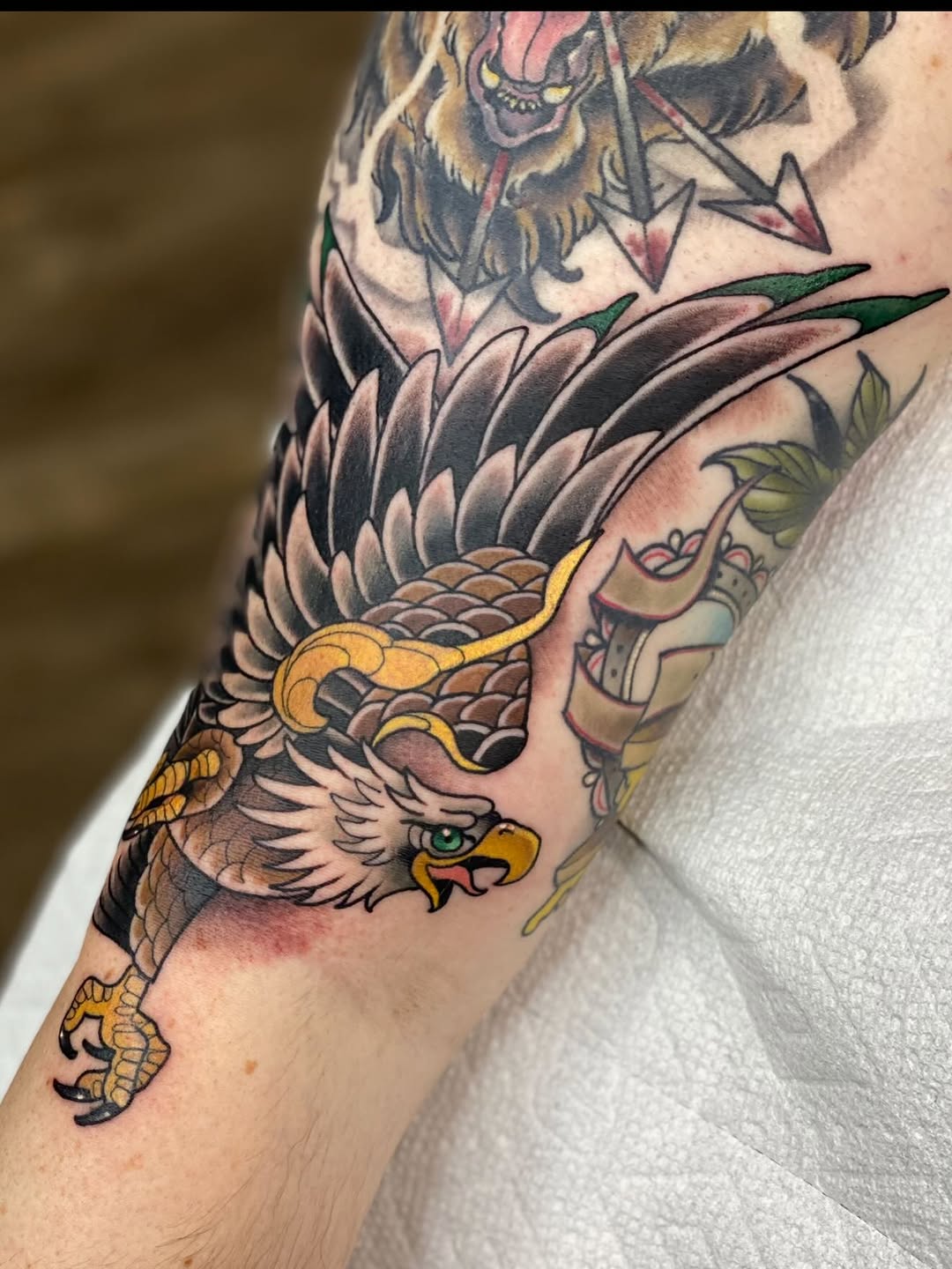 Tattoo by @kylebehrtattoos — american_traditional, neo_traditional