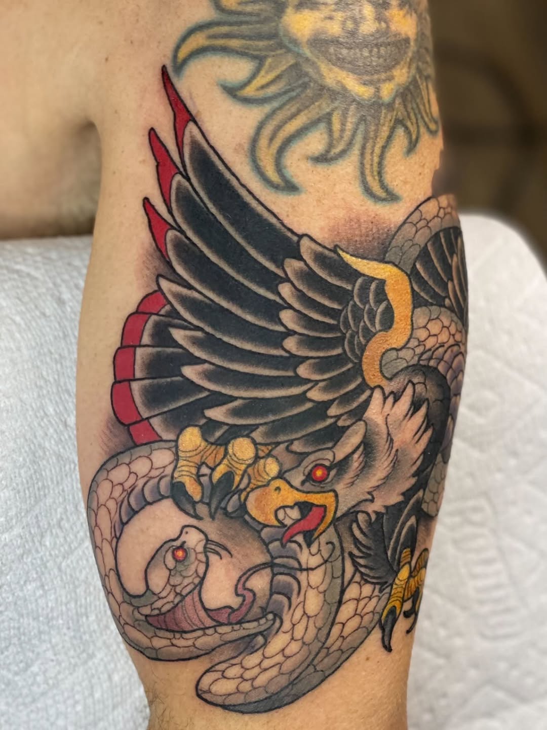 Tattoo by @kylebehrtattoos — american_traditional, neo_traditional