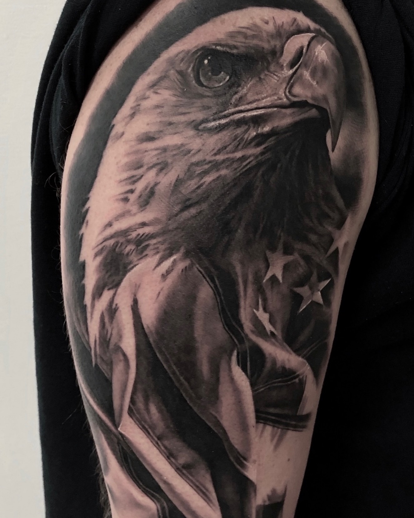 Tattoo by @matthewbrownartwork — realism, black_and_grey