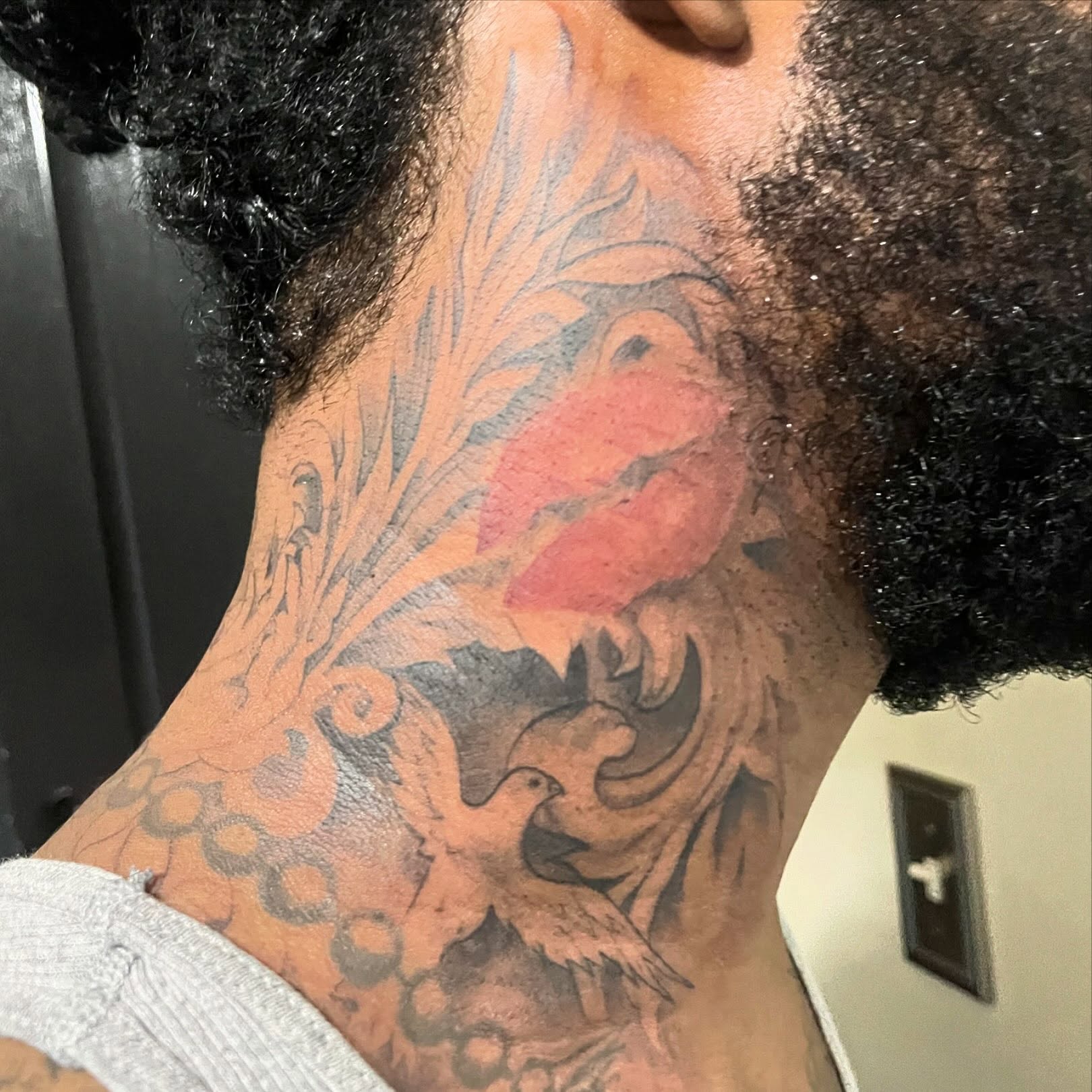 Tattoo by @blaires_art — american_traditional, dotwork