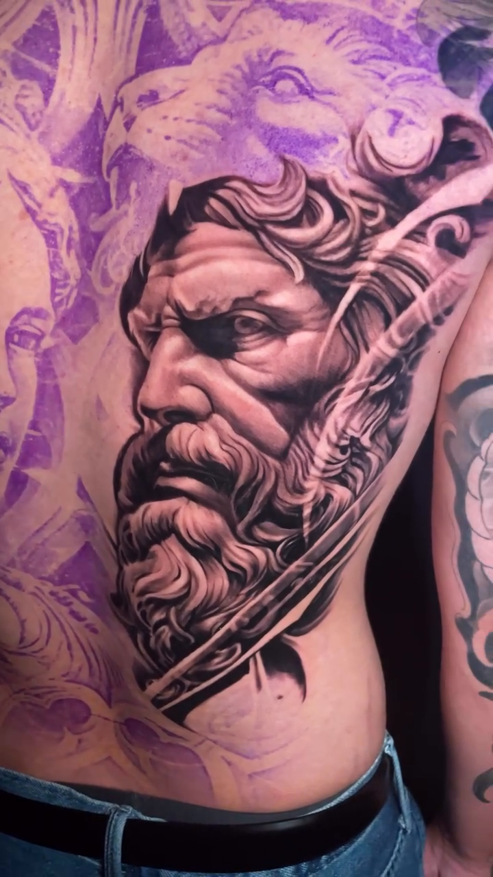 Tattoo by @_justin_reid_ — realism, black_and_grey