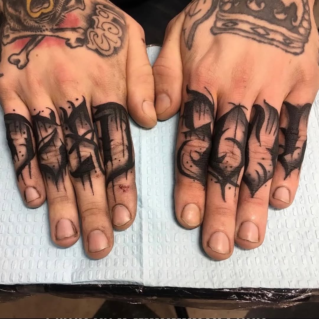 Tattoo by @brian.keith.tattoos — lettering_script, blackwork