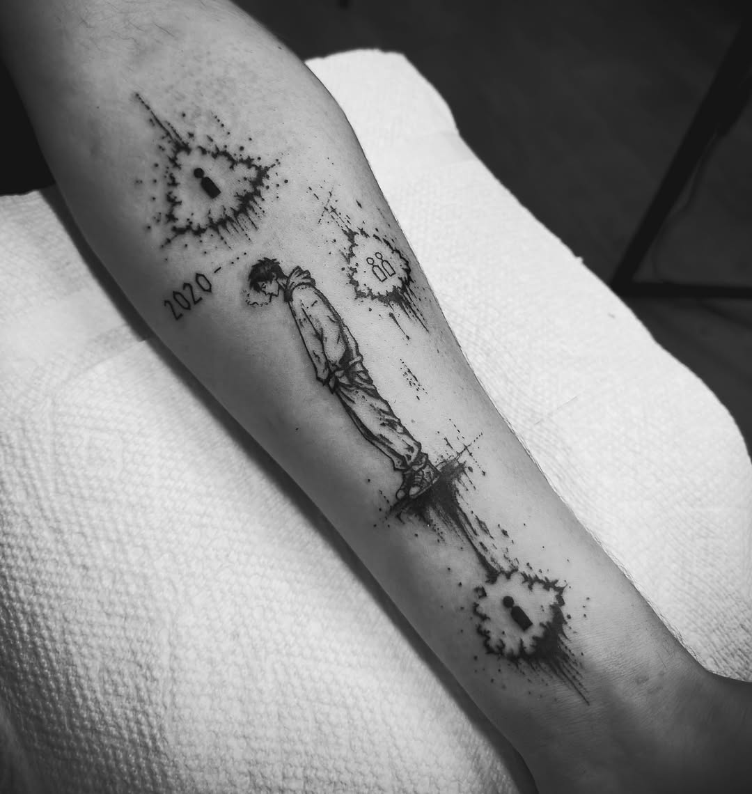 Tattoo by @my_dear__attention — black_and_grey