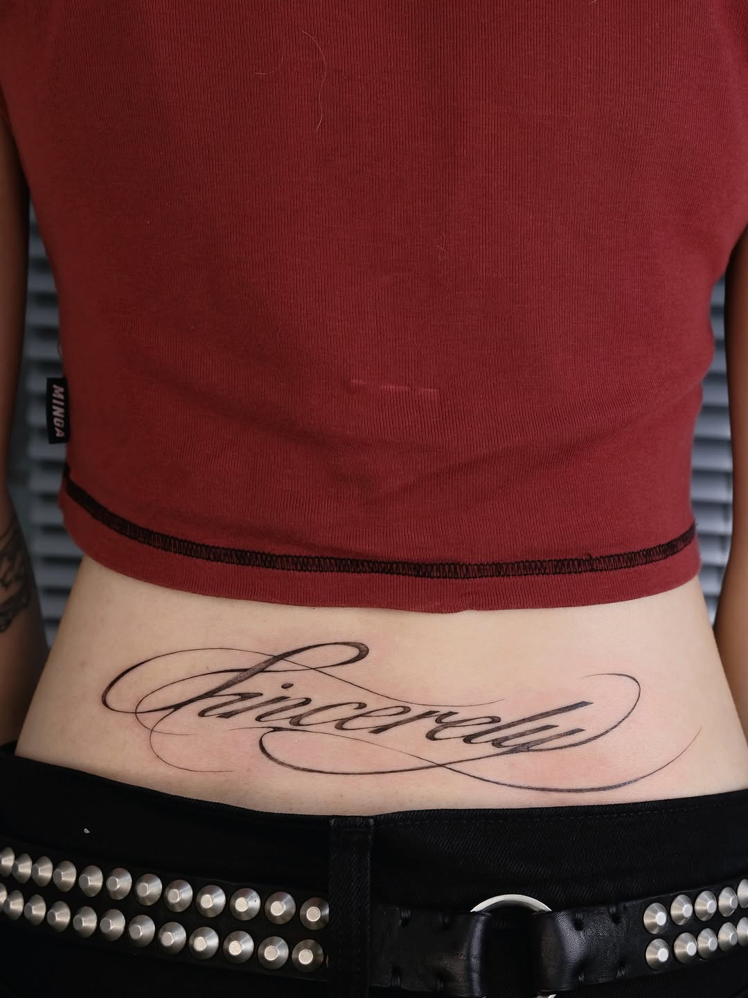 Tattoo by @maimaitatt — lettering_script, fine_line