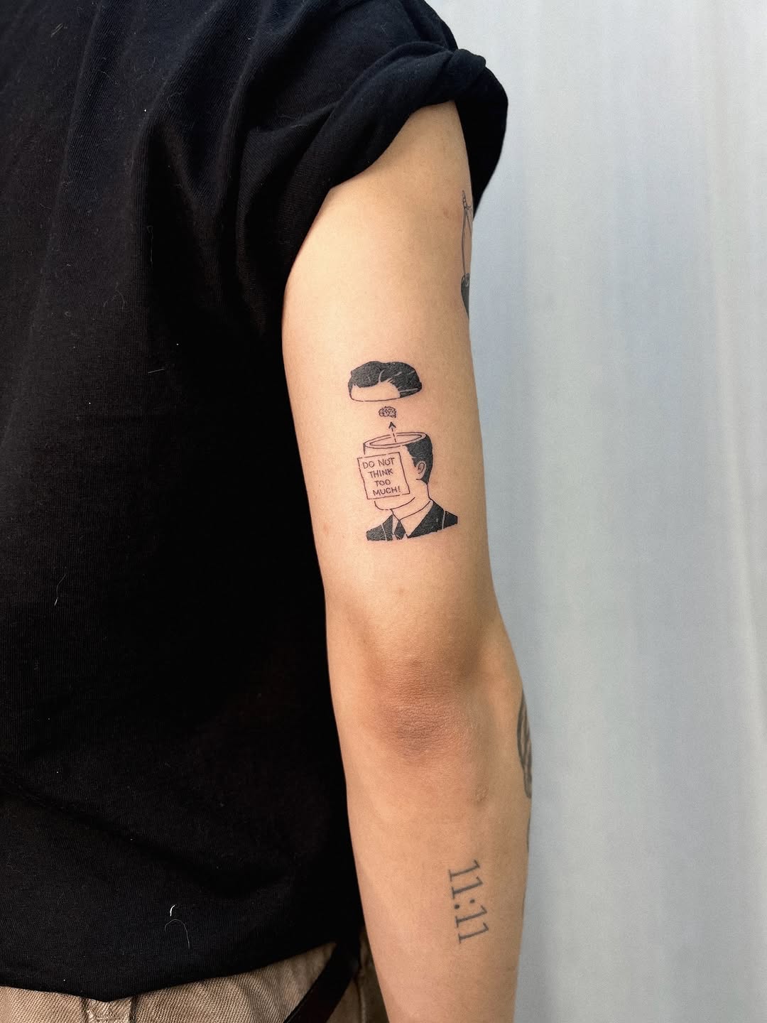 Tattoo by @555museum — fine_line, illustrative
