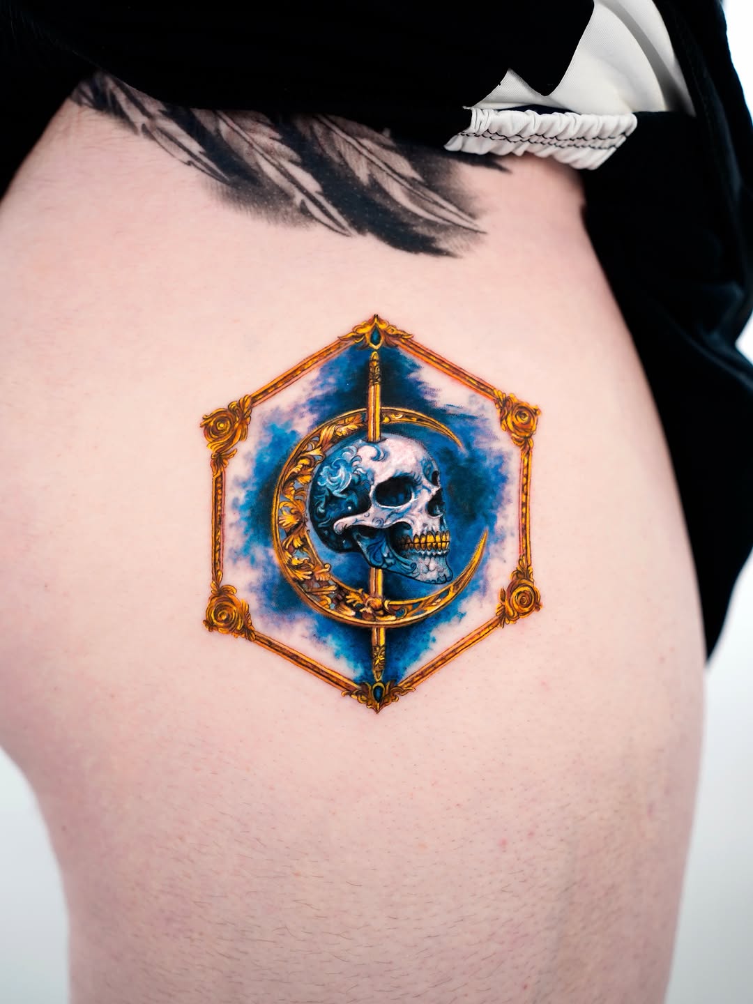 Tattoo by @serenayakcicekx — realism, dark_realism