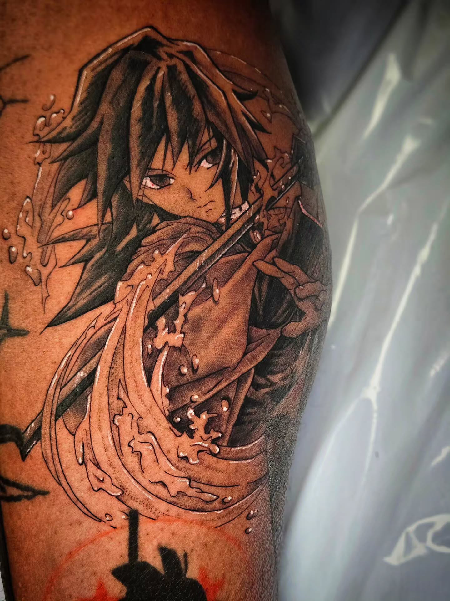Tattoo by @kassyfiori — anime, dotwork