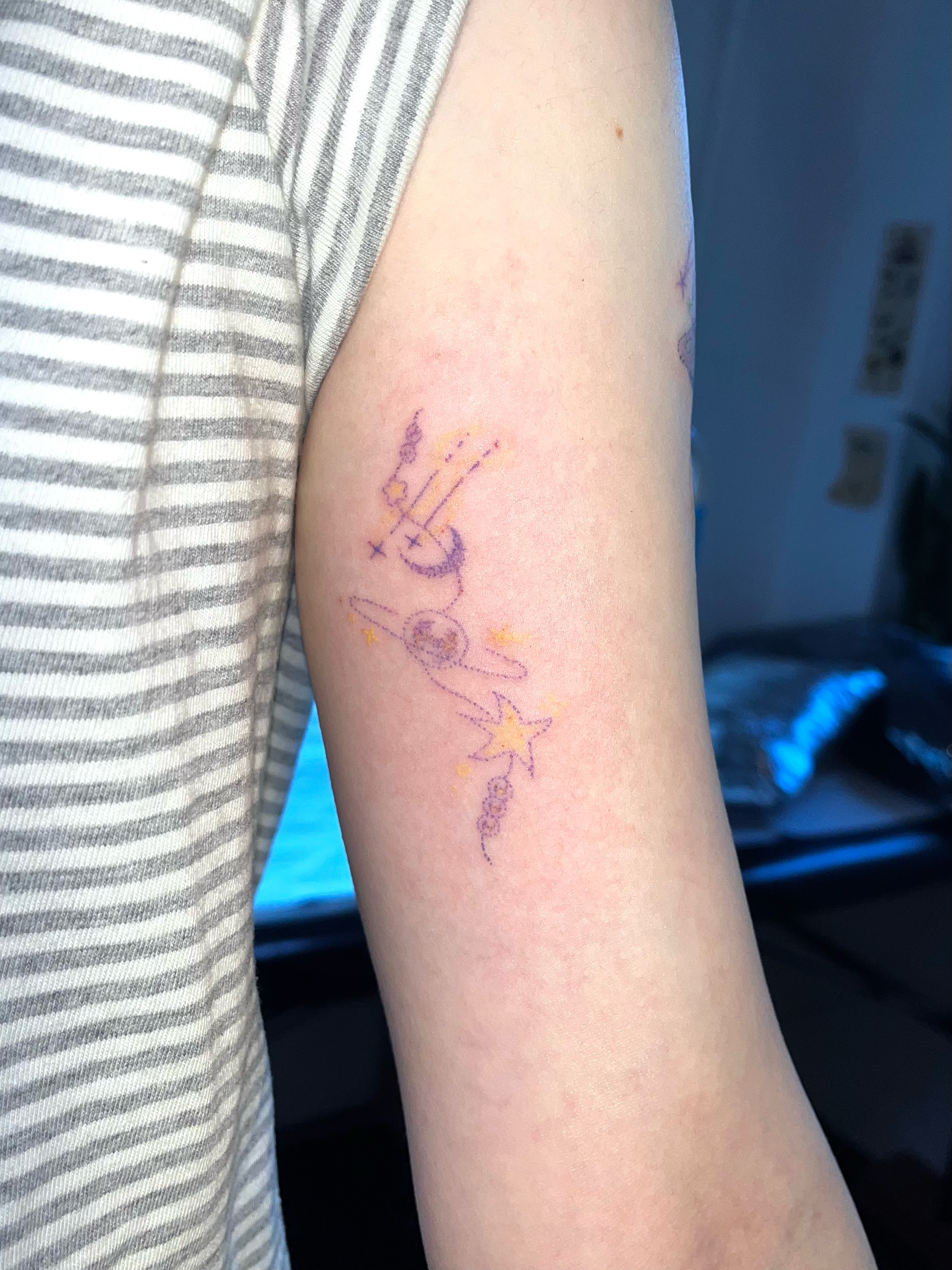 Tattoo by @bokchi_poke — dotwork, geometric