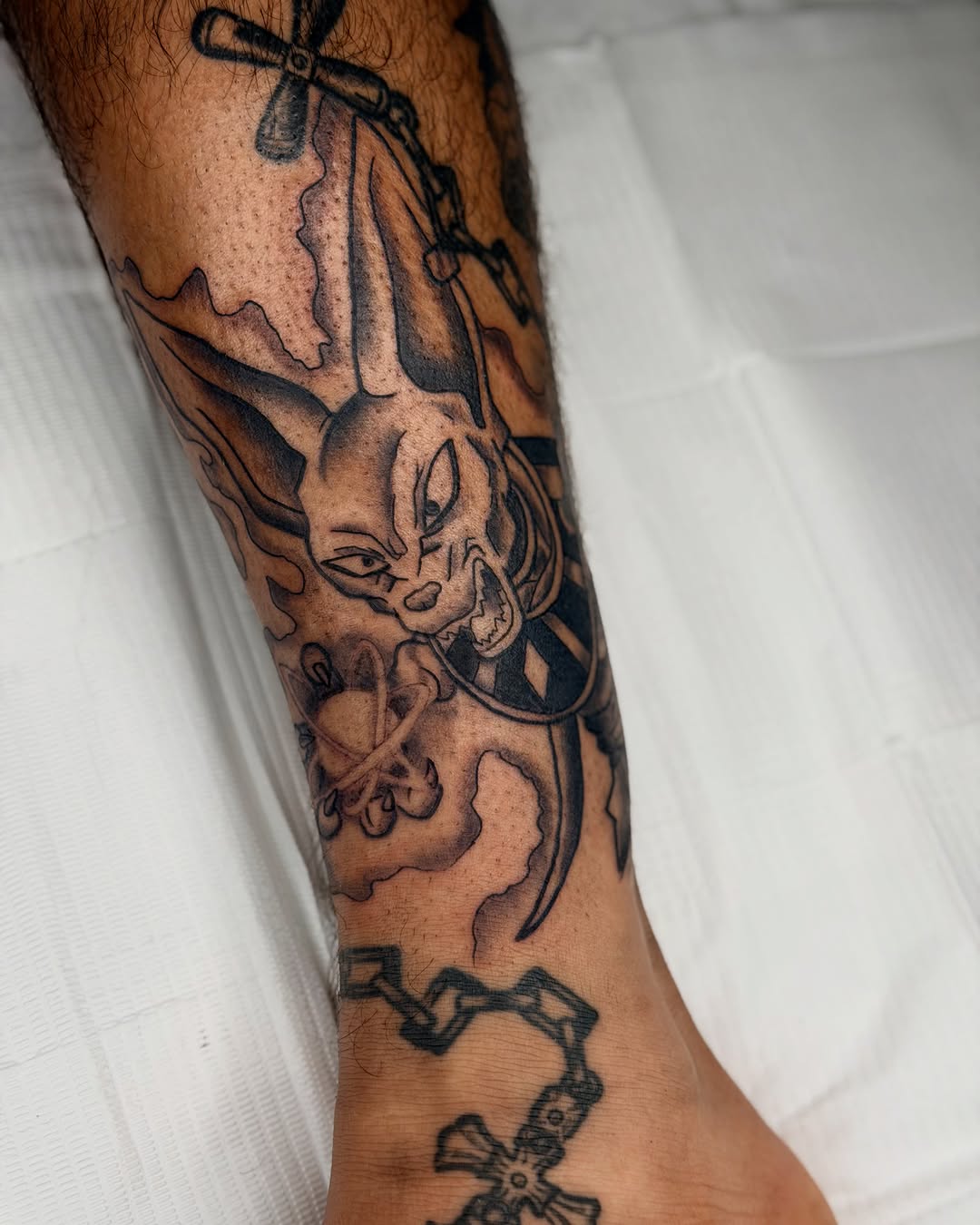 Tattoo by @minter_tattoo — black_and_grey, realism