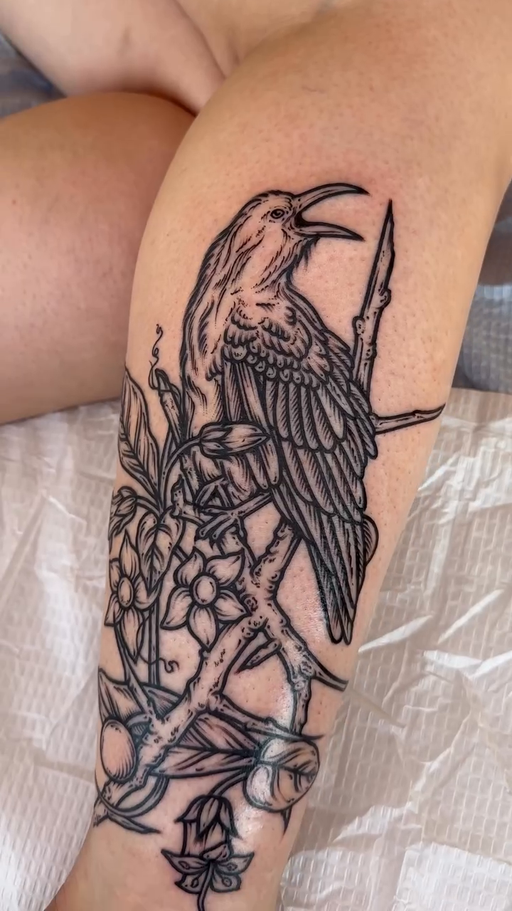 Tattoo by @rosalieocchino — black_and_grey, realism