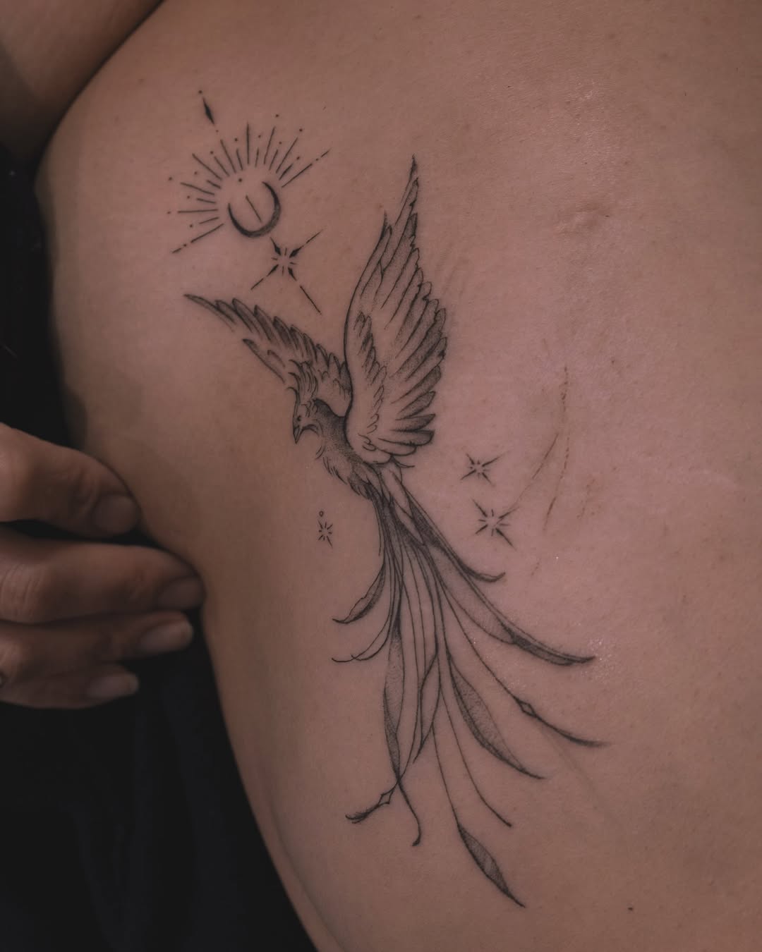 Tattoo by @ezzeink — fine_line, black_and_grey