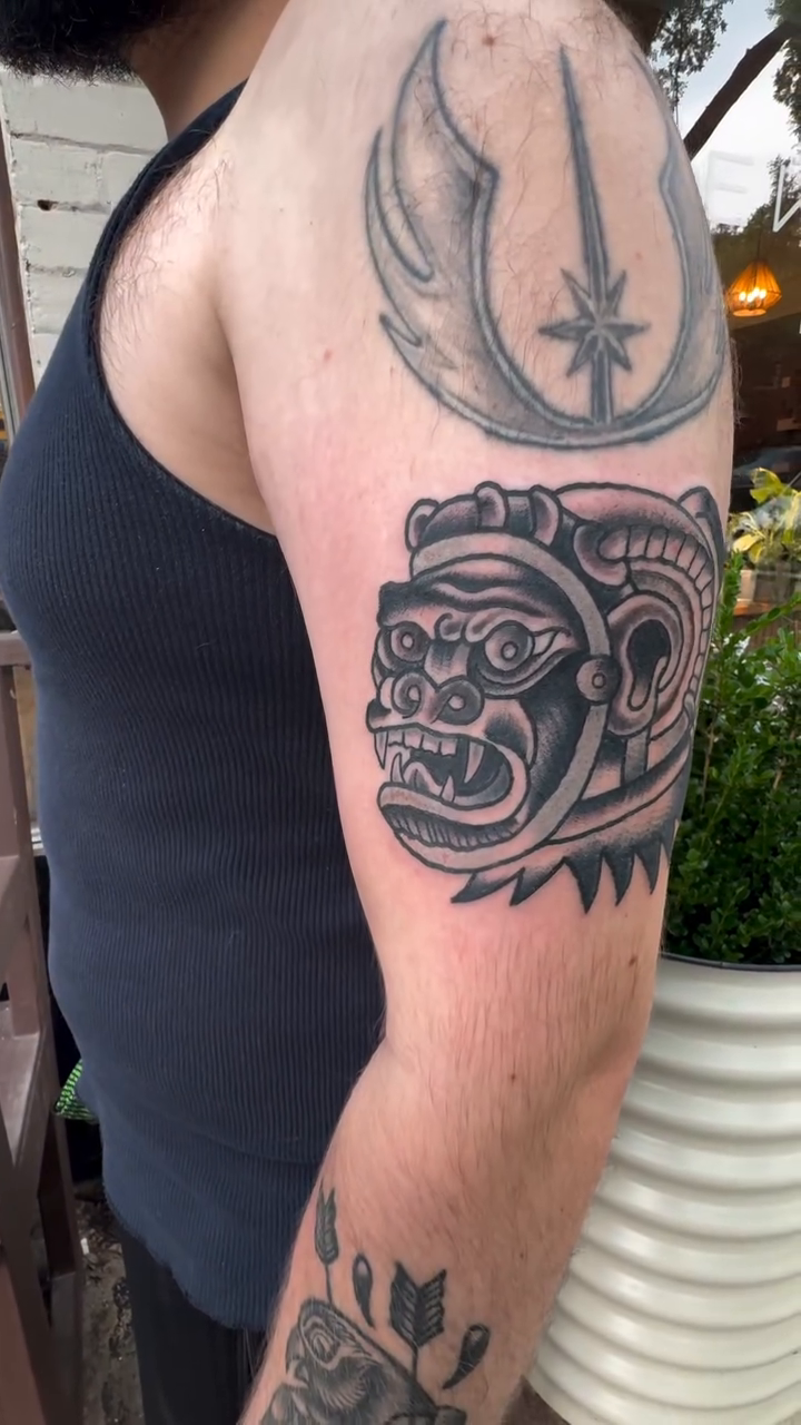 Tattoo by @joe_tatum — black_and_grey, realism