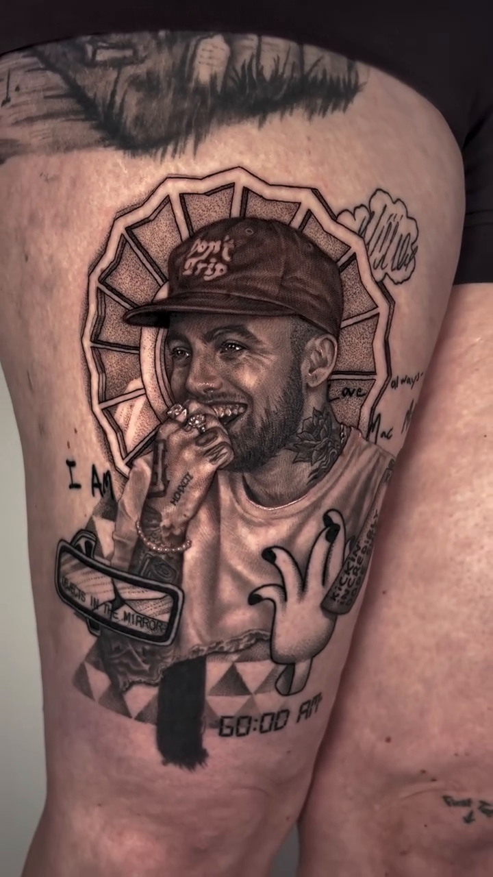 Tattoo by @laneybtattoos — realism, black_and_grey