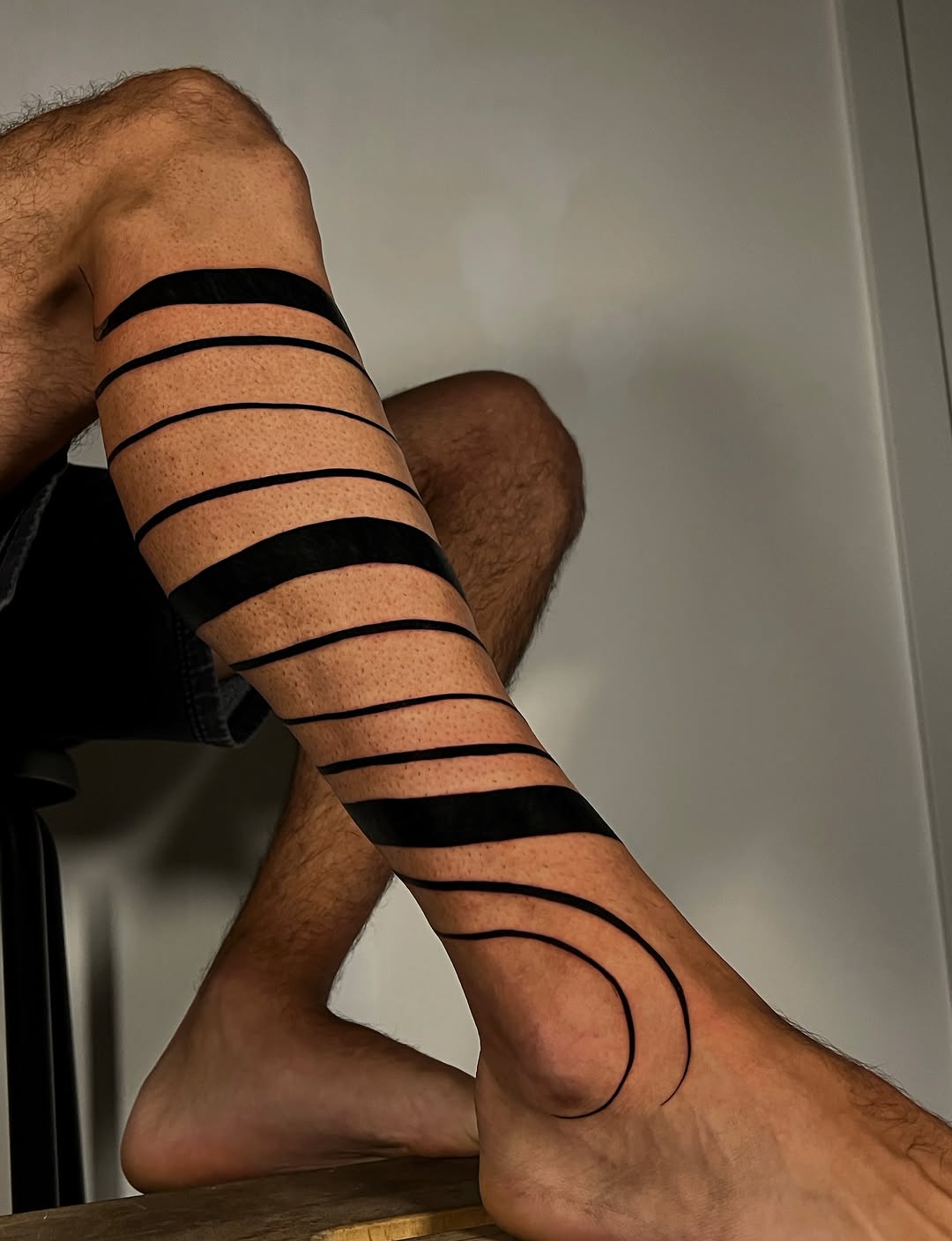 Tattoo by @rebel_milly — blackwork, geometric