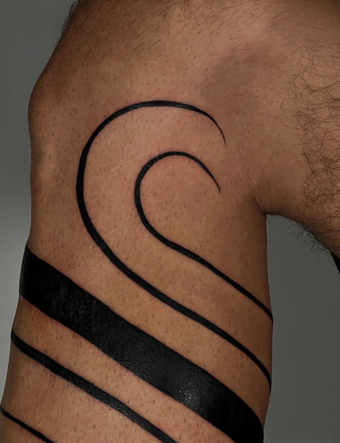 Tattoo by @rebel_milly — blackwork