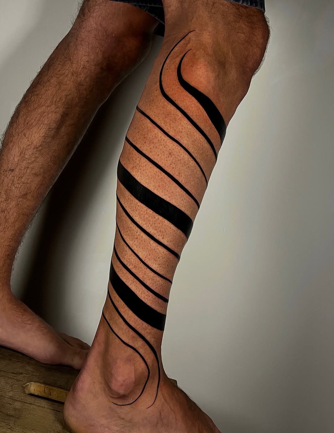 Tattoo by @rebel_milly — blackwork, geometric